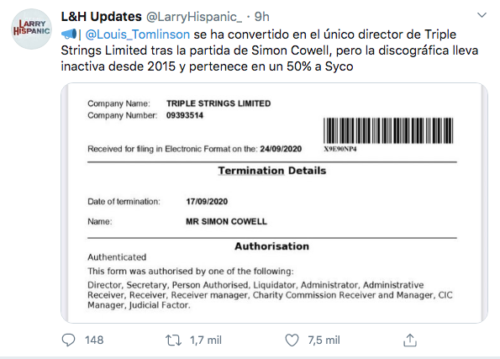 Simon Cowell documento disquera syco