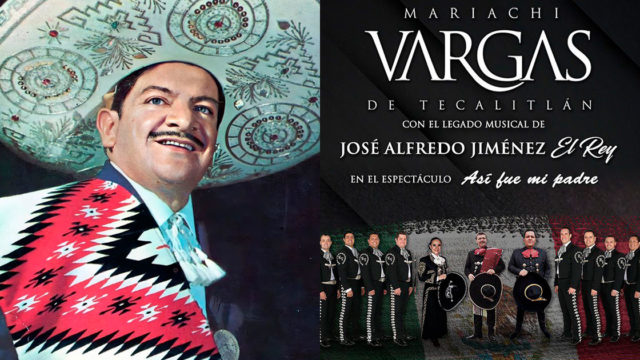 José Alfredo Jiménez recibirá tributo de su hijo y del Mariachi Vargas de Tecalitán