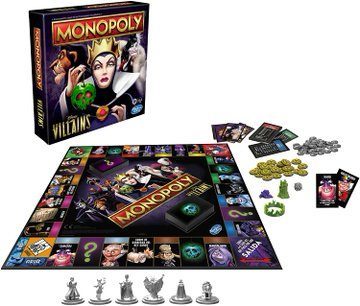 Piezas del juego Monopoly Villanos Disney