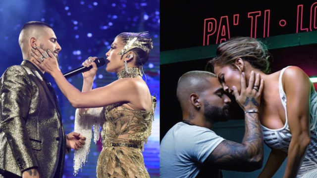 Maluma Jennifer Lopez Beso