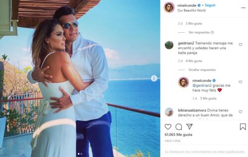 Ninel Conde presume su nuevo amor en Instagram