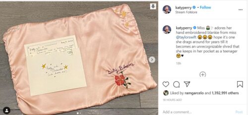 Taylor Swift regalo hija Katy Perry
