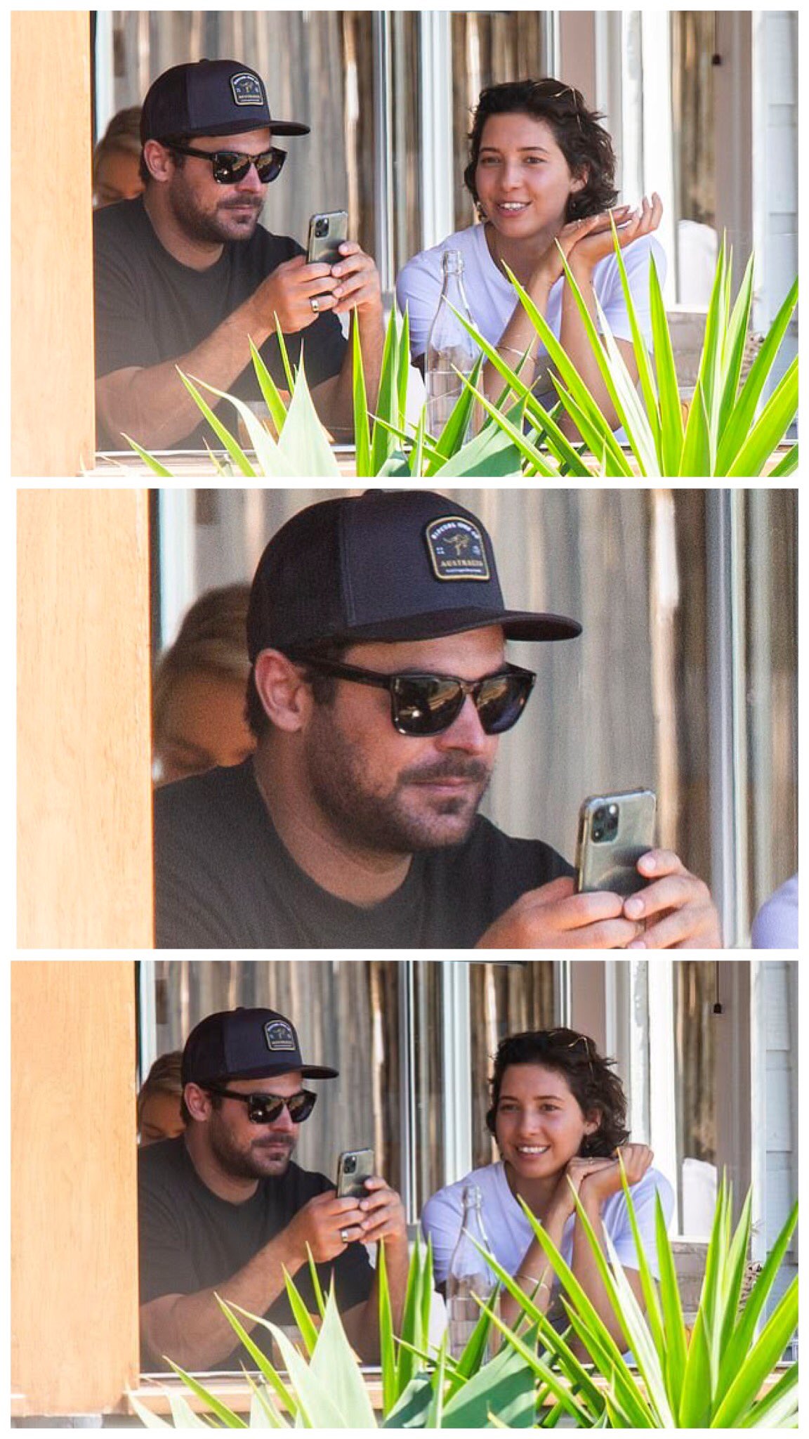 Zac Efron y su nueva novia comiendo en Australia