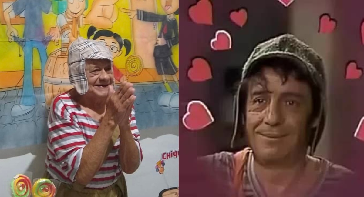 Abuelo organiza su propia fiesta con temÃ¡tica de 'El chavo del 8'