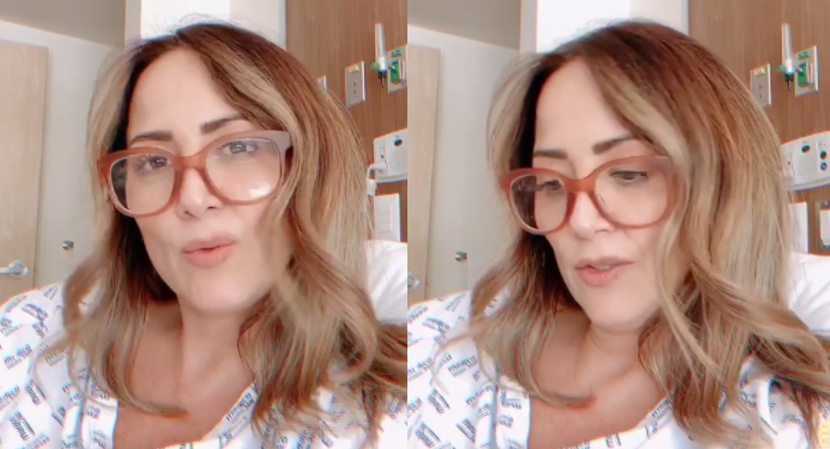 Andrea Legarreta muestra el daño en sus pulmones por la Covid-19