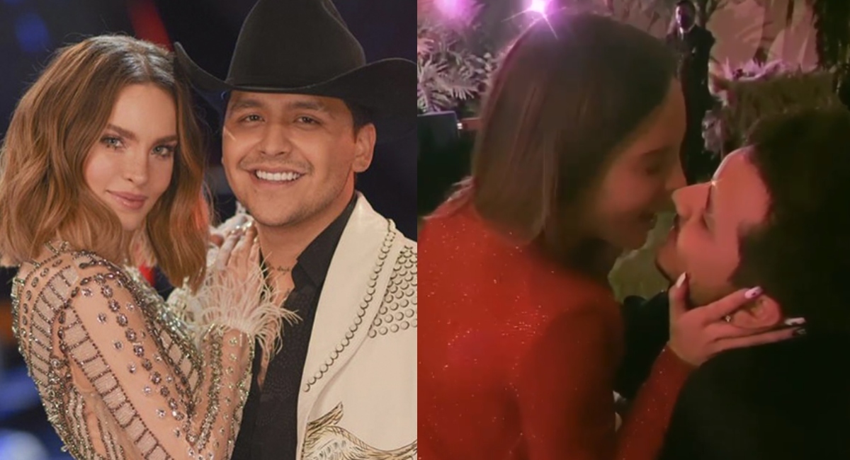 Belinda y Nodal celebran 4 meses de novios con fiesta romántica y regalos