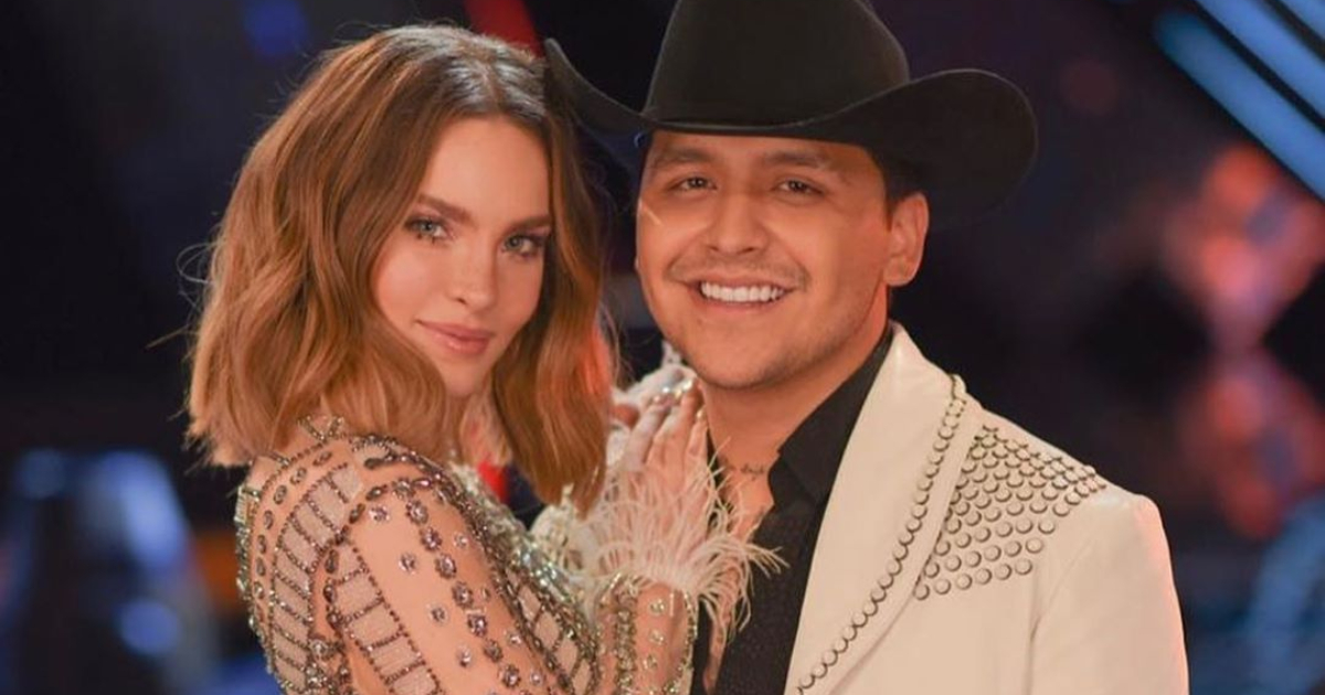 Belinda y Nodal se tatuan sus nombres