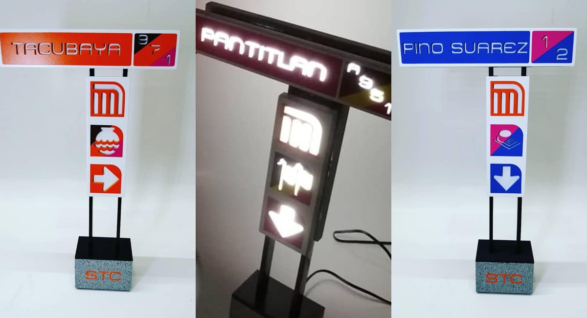 Crean lámparas de estaciones del metro y ya queremos todas