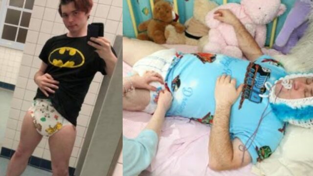 Despiden a hombre que usaba pañales para vivir como bebé