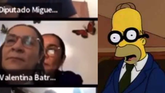Diputada Valentina Batres finge estar en reuniÃ³n virtual y fija una foto como si pusiera atenciÃ³n
