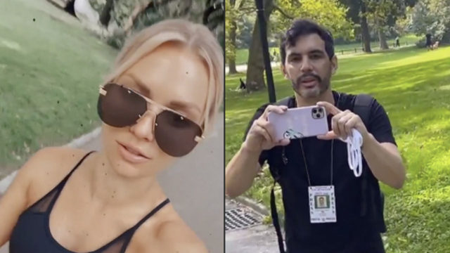 Irina Baeva arremete contra reportero que la acosó en Nueva York