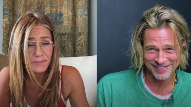 Brad Pitt y Jennifer Aniston vuelven a estar juntos y así fue su reencuentro