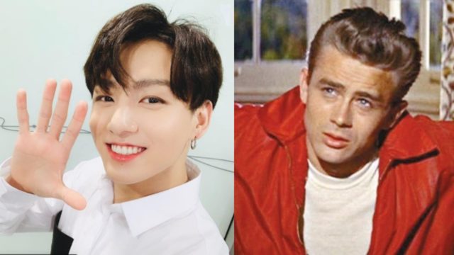 Jungkook de BTS y James Dean