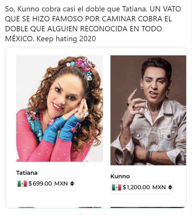 Tiktoker Kunno vende saludos en mil 200 pesos y lo destrozan en Internet