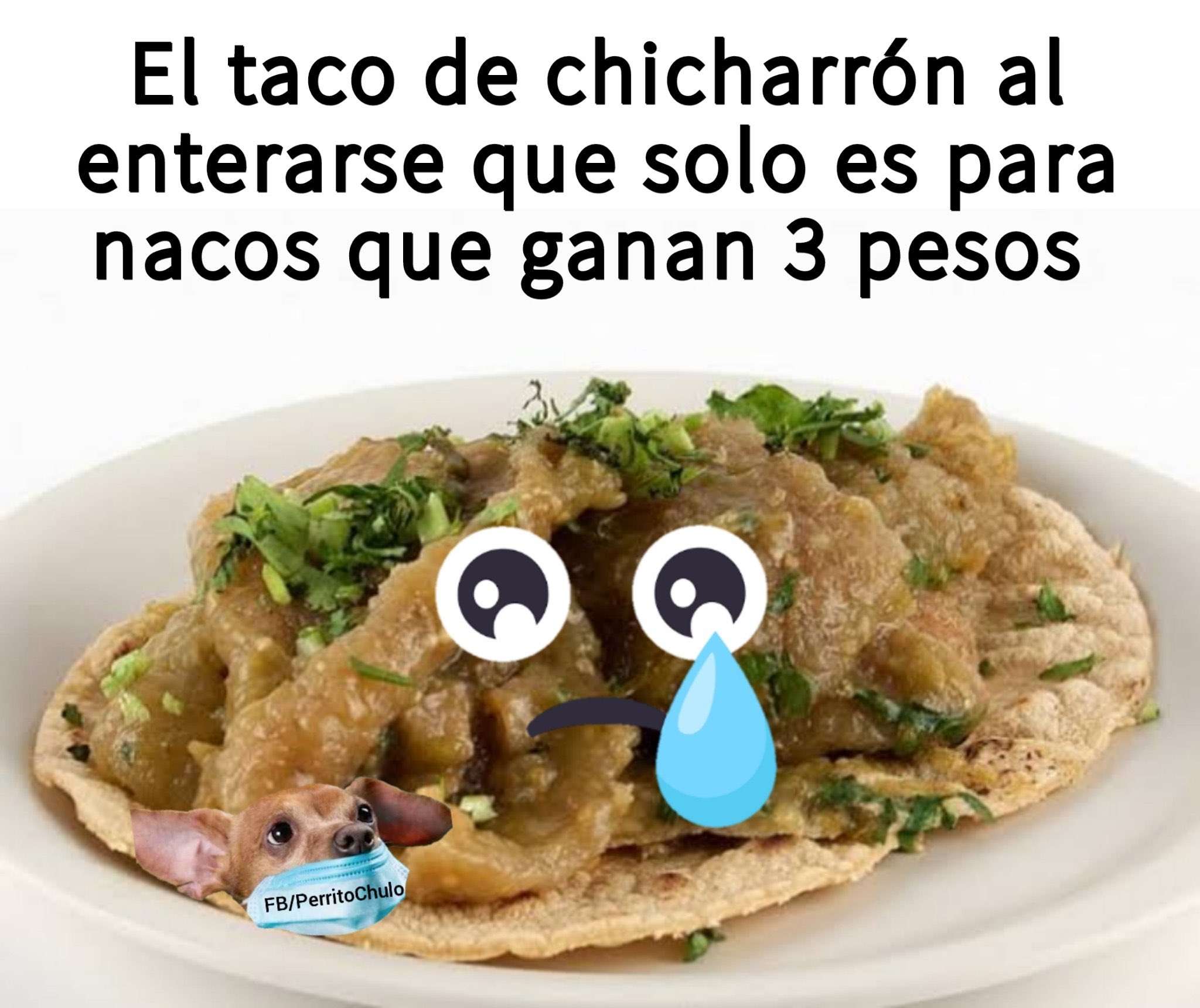 Lady 3 pesos se disculpa con guardias y con el chicharrón en salsa verde