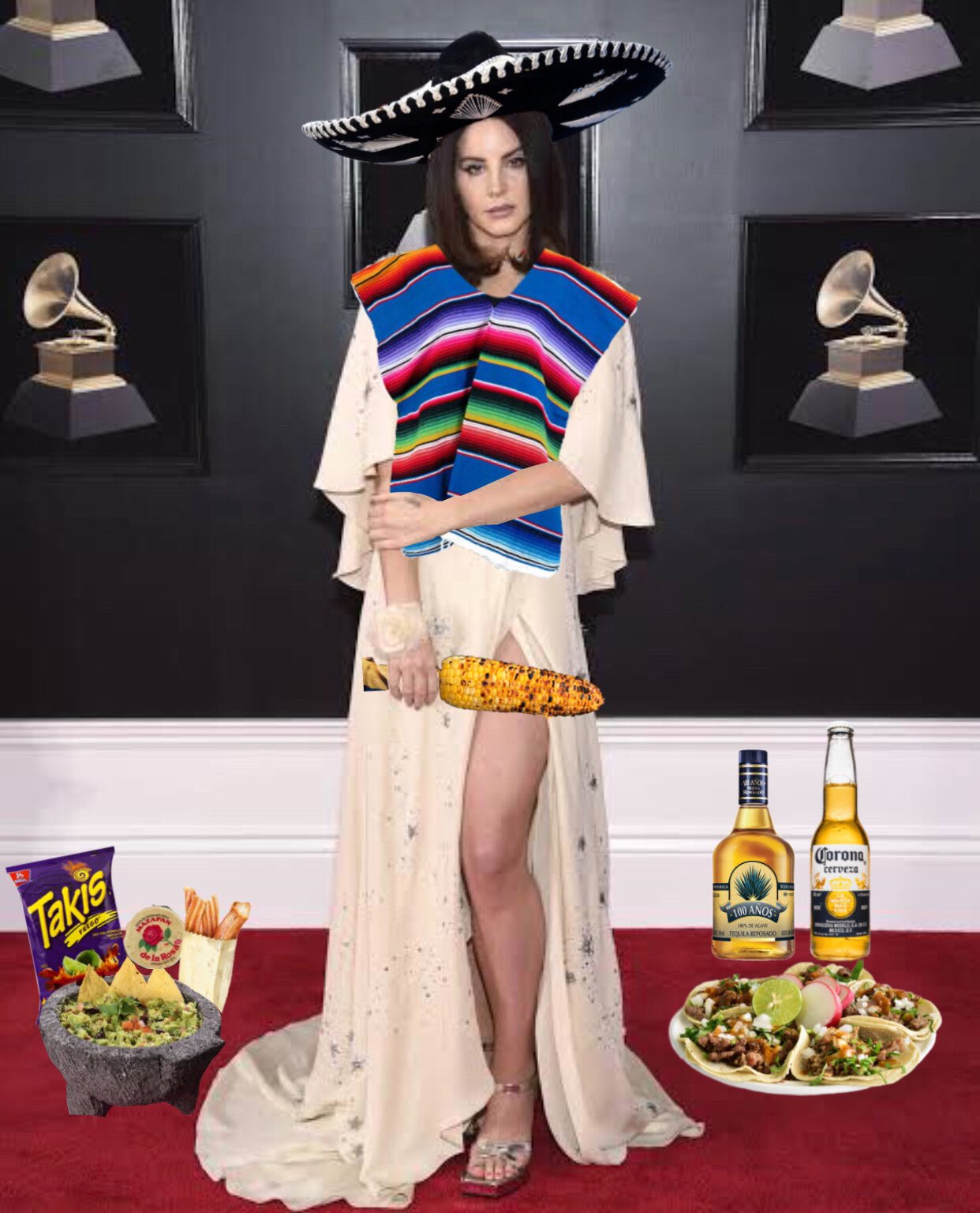 Lana del Rey está de vacaciones en Mexico y ya hasta comió churros