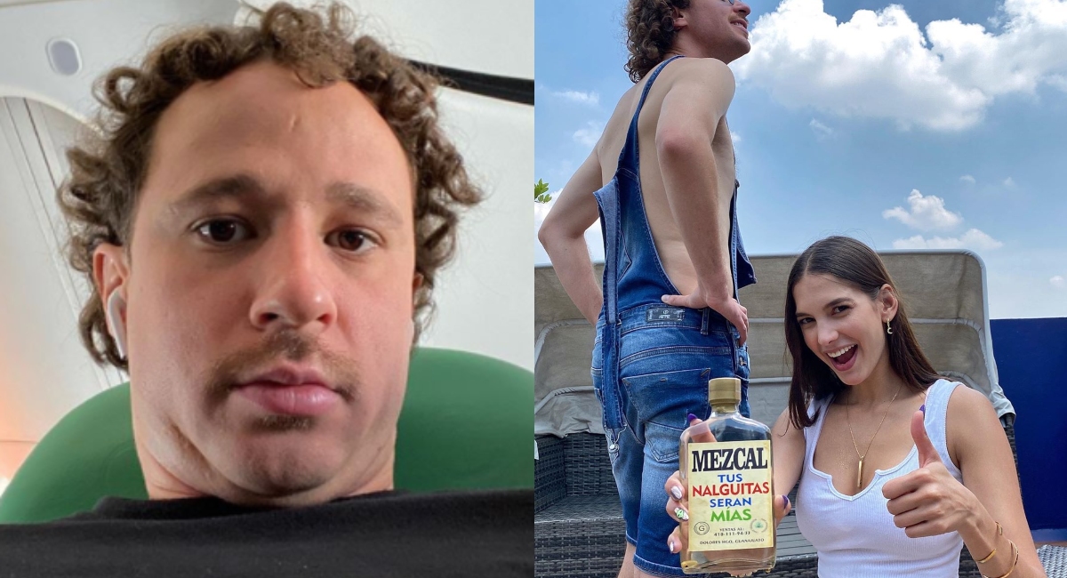 Destrozan a Luisito Comunica por publicar foto con su novia y el mezcal