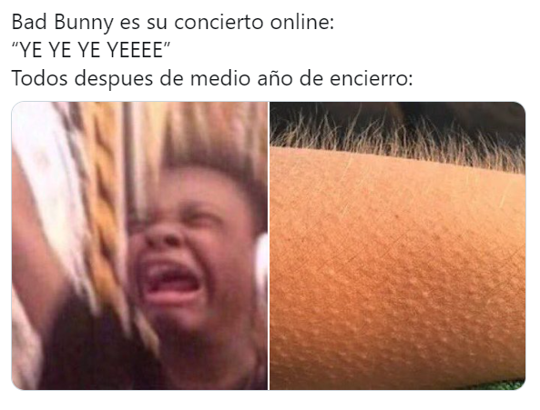 Los mejores memes del concierto virtual de Bad Bunny