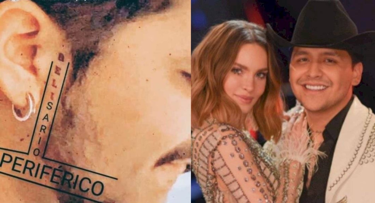 Memes de Belinda y Nodal por los tatuajes que se hicieron en pareja