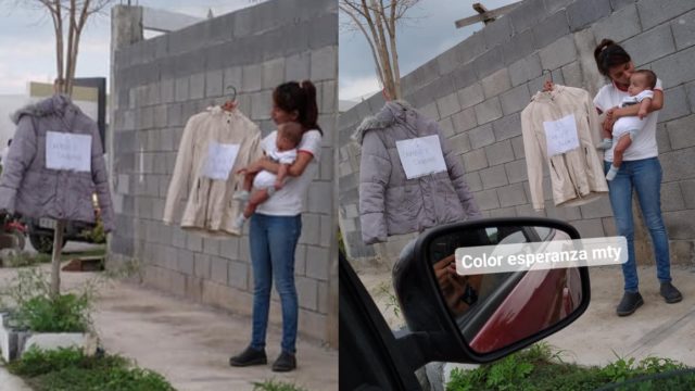 Mujer cambia ropa por pañales y comida para sus hijos y su esposo enfermo