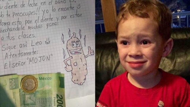 Niño pierde su diente de leche en el baño y el señor mojón lo recupera