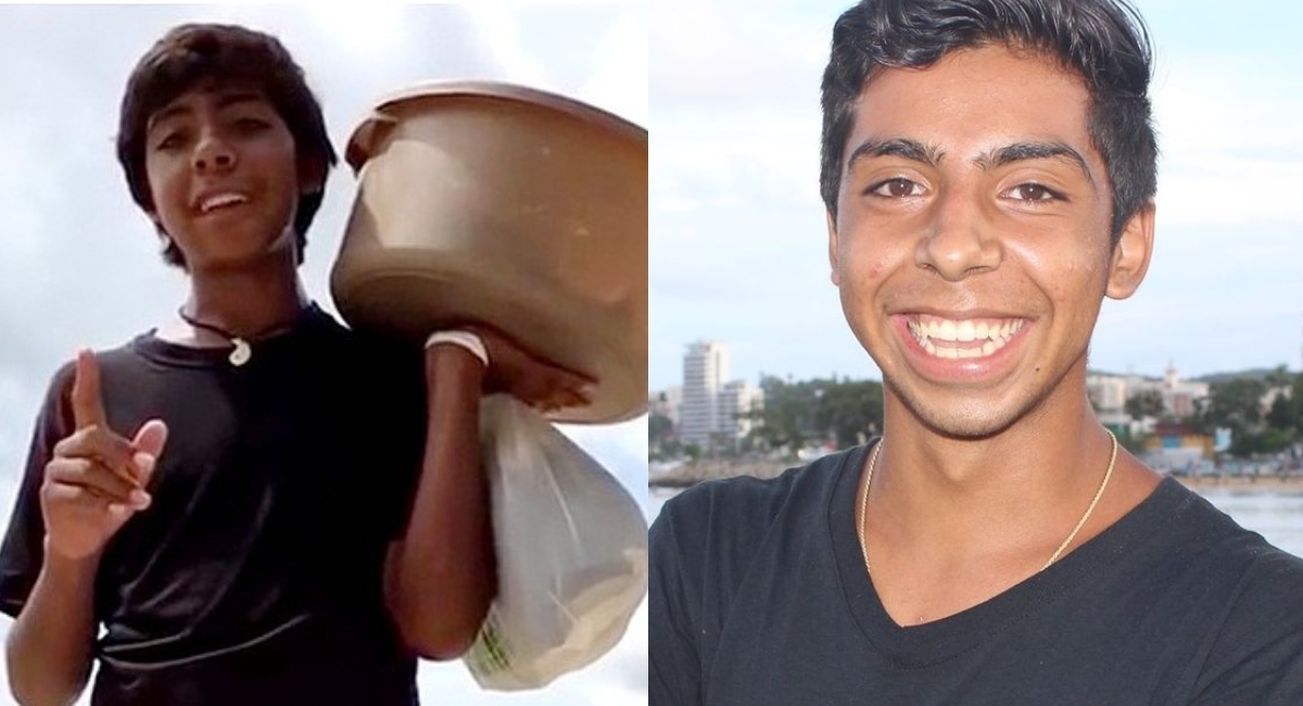 El niño de las empanadas aparece en TikTok para hacer videos de ventas