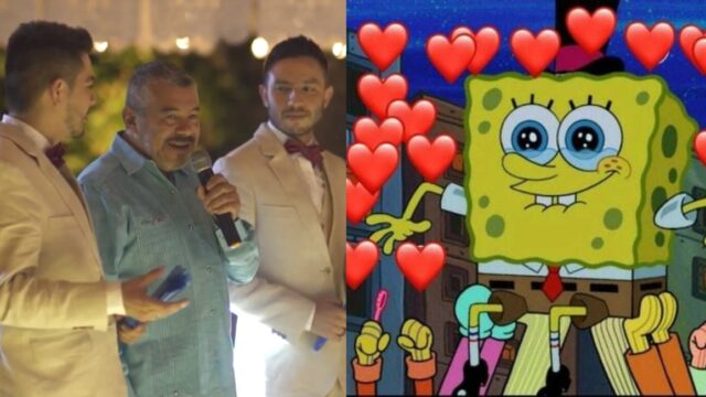 Papá da emotivo discurso en la boda de su hijo gay