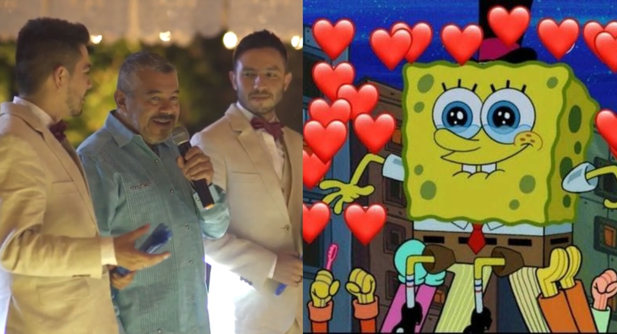 Papá da emotivo discurso en la boda de su hijo gay