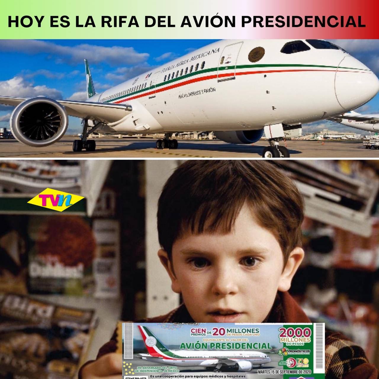 Los mejores memes de la rifa del avión presidencial