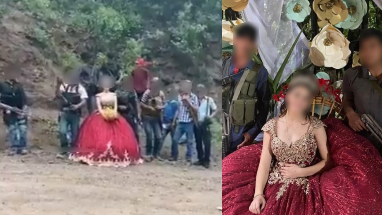 QuinceaÃ±era se toma foto con sicarios en su fiesta de XV aÃ±os