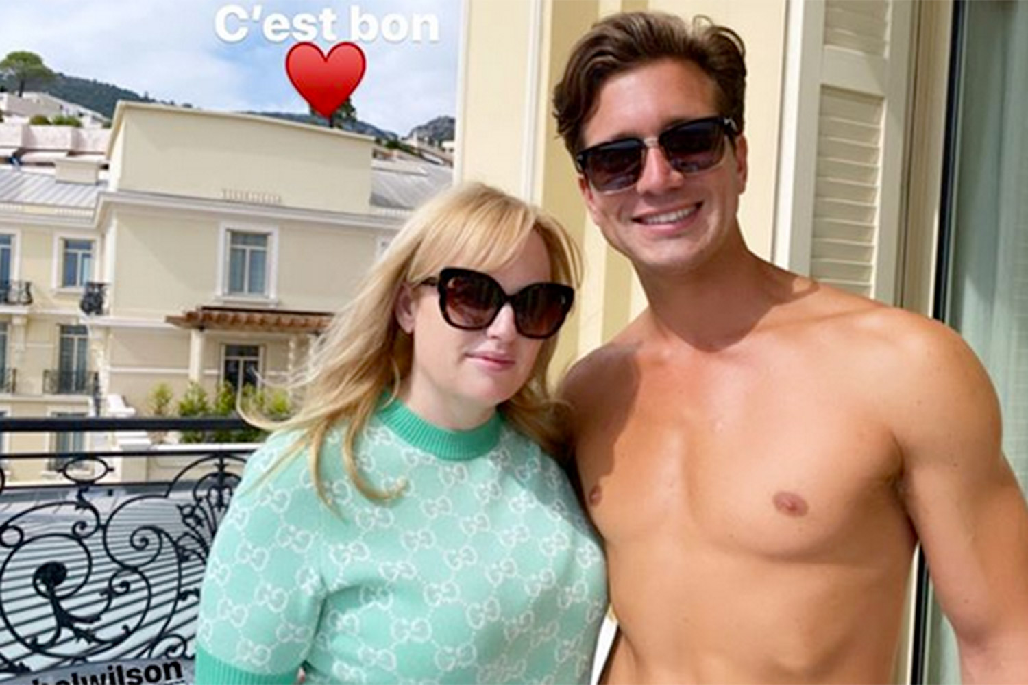 Rebel Wilson con su nuevo novio Jacob Busch en Paris