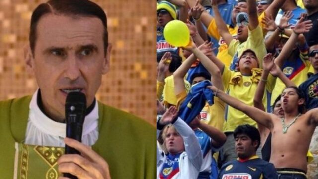 Sacerdote pide a aficionados del AmÃ©rica corregir sus gustos