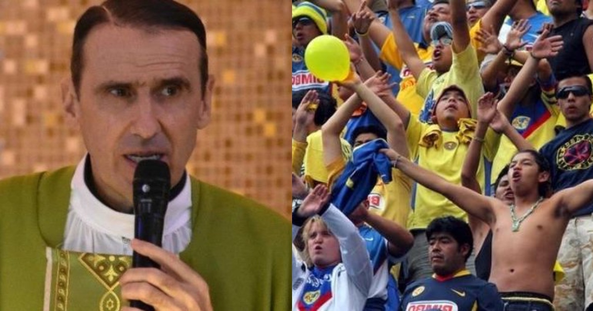 Sacerdote pide a aficionados del América corregir sus gustos