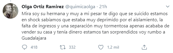 Sergio Mayer arremete contra hermana de Xavier Ortiz por revelar la verdadera causa de su muerte