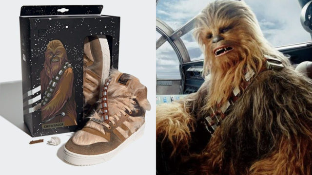 Chewbacca tiene sus tenis Adidas