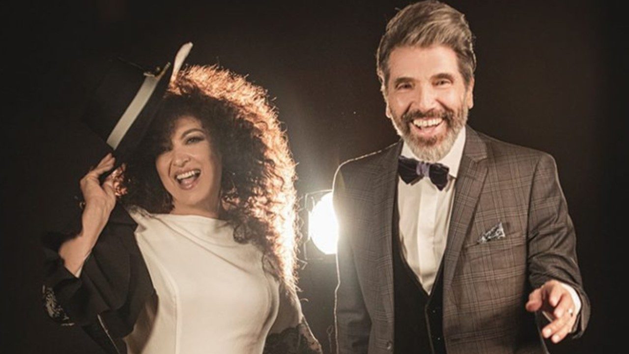 Diego Verdaguer y Amanda Miguel felices