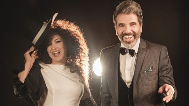 Diego Verdaguer y Amanda Miguel felices