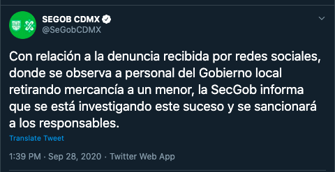 Autoridades de CDMX le quitan la mercancía a un niño e indignan al internet