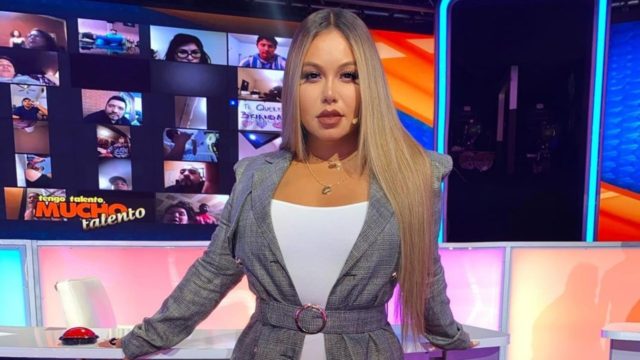 Chiquis Rivera disfrazada de calabaza