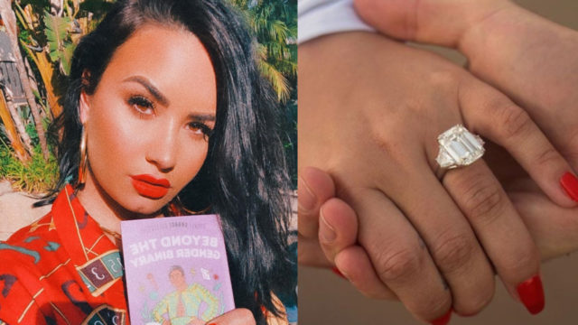 Demi Lovato regresÃ³ su anillo