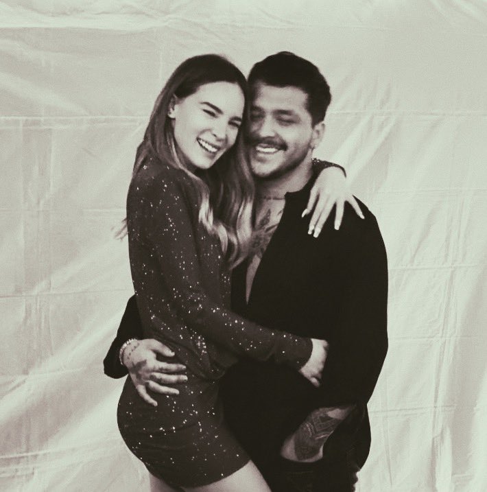Christian Nodal y Belinda presumen su nuevo estilo de cejas en pareja