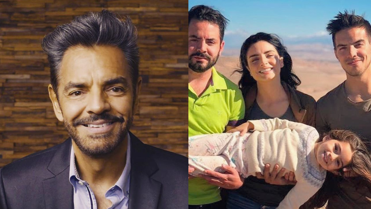 Eugenio Derbez bromea con sus hijos