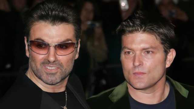 George Michael y su pareja Kenny Goss