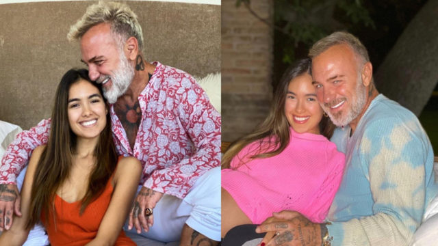 Gianluca Vacchi y Sharon Fonseca