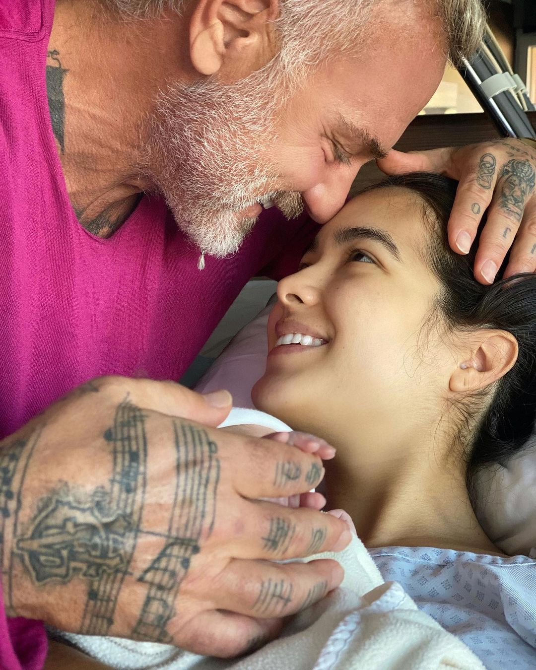 Gianluca Vacchi y Sharon Fonseca ya son padres