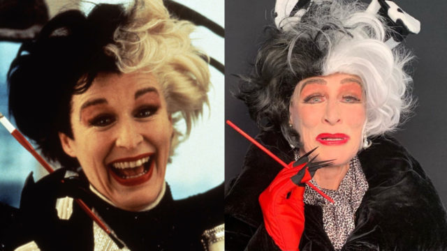 Glenn Close reapareció como Cruella de Vil