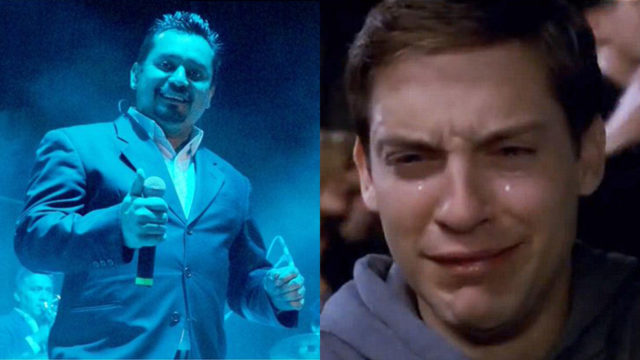 HÃ©ctor HernÃ¡ndez Ãngeles Azules meme de Peter Parker
