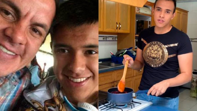 Cuauhtémoc Blanco y su hijo en Masterchef