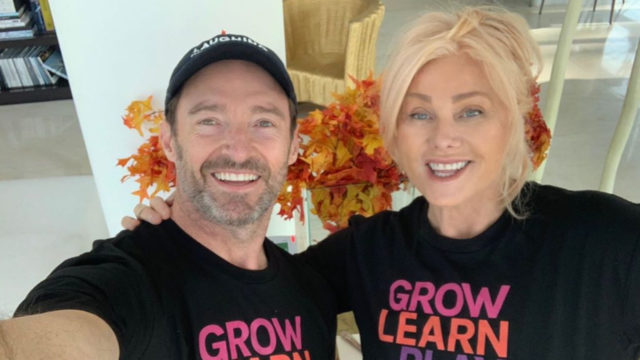 Hugh Jackman y su esposa Deborra-Lee