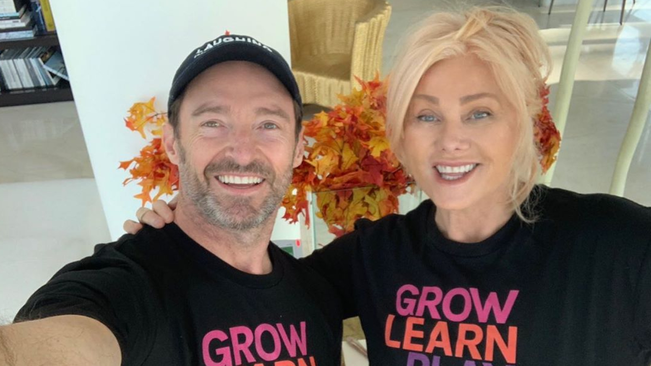Hugh Jackman y su esposa Deborra-Lee